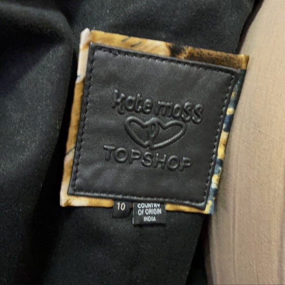 Kate Moss Leather Coat Jacket. - Picture 10 of 11